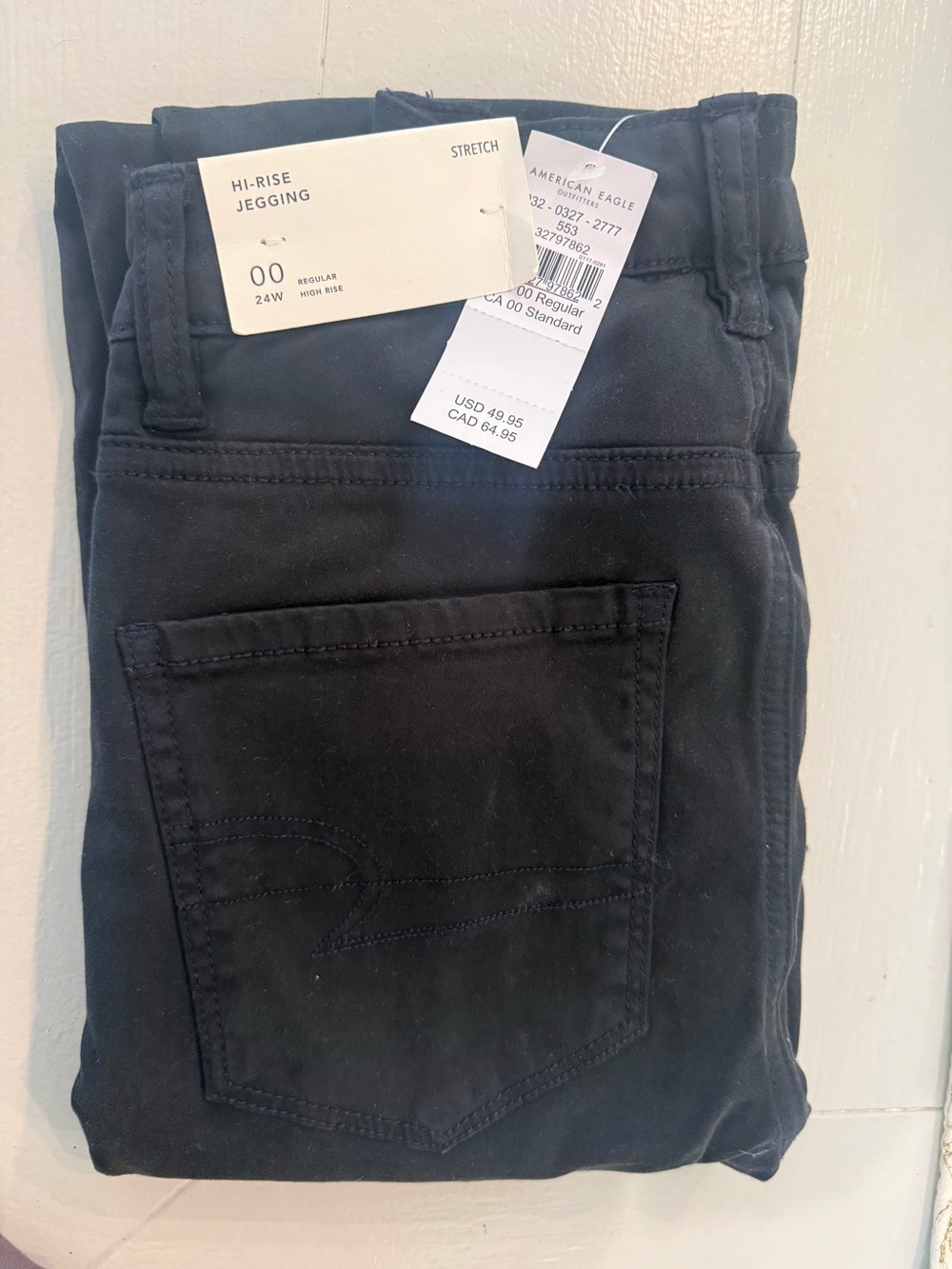 American Eagle Outfitters Skinny Hi-Rise Jegging - Black